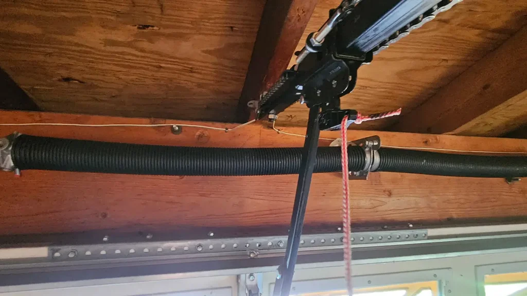 New garage door springs installed in Illinois.