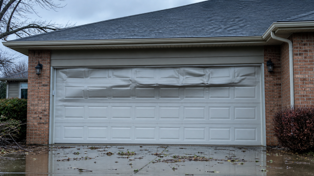 Storm Damaged Your Garage Door in Wheeling? Here’s What to Do