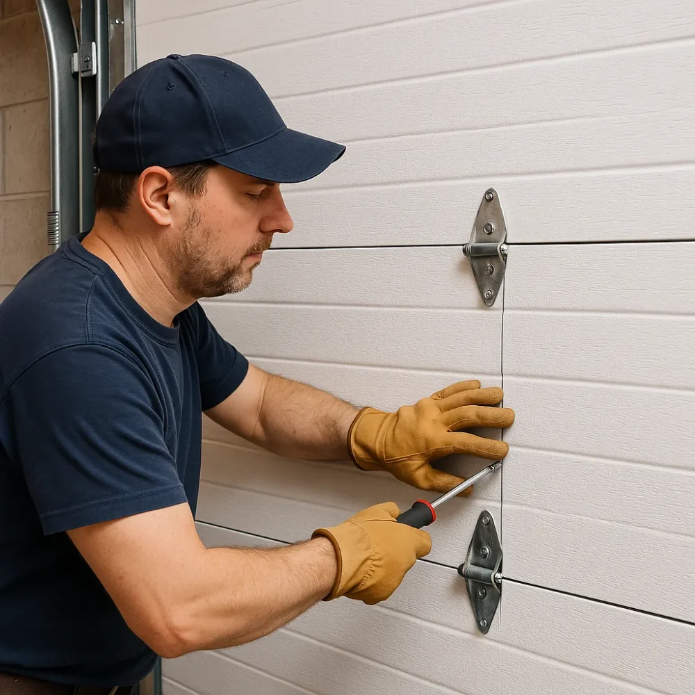 garage door panel repair garage door panel repair